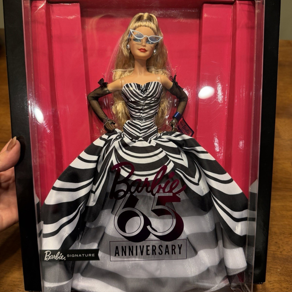 Barbie Signature 65th Anniversary Blonde Doll HRM58 Black Label NRFB Collector